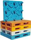 rotational pallets by aluminium tooling , made of PE