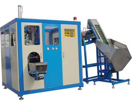 Two cavity automatic stretch blow moulding machine