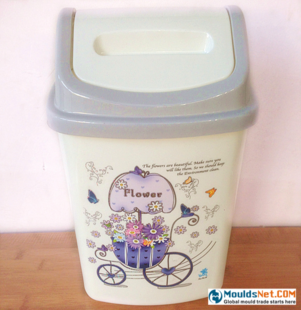 方形翻盖垃圾桶 卡通垃圾桶塑料垃圾筒带盖卫生桶 塑料垃圾桶包邮-淘宝网