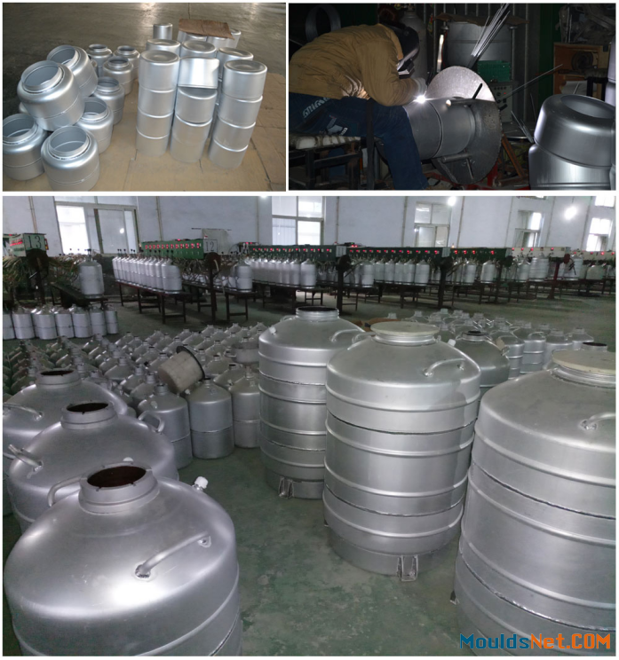 Dewar flask YDS-15L liquid nitrogen co<em></em>ntainers 15 L biological storage tank